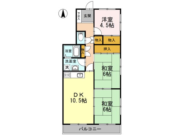 フレンドリー雅の物件間取画像